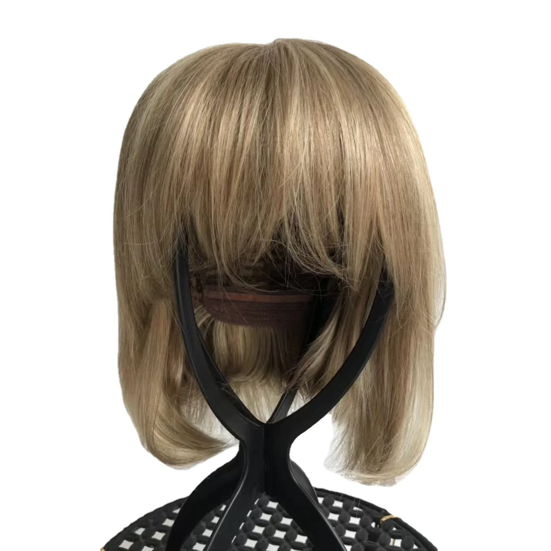 Hstonir Mono Top European Remy Hair Wig Weft Back Highlight Short Wigs Adjustable Human Hair Replacement G026
Hstonir Mono Top European Remy Hair Wig Weft Back Highlight Short Wigs Adjustable Human Hair Replacement G026