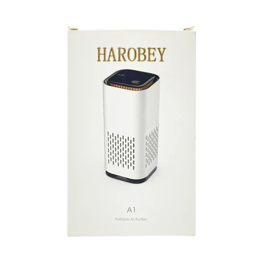 HAROBEY Air Purifier Compact & Portable USB Cable LED Light Odor & Dust Removal Negative Ion Type-C Power Port Touch Control
HAROBEY Air Purifier Compact & Portable USB Cable LED Light Odor & Dust Removal Negative Ion Type-C Power Port Touch Control
