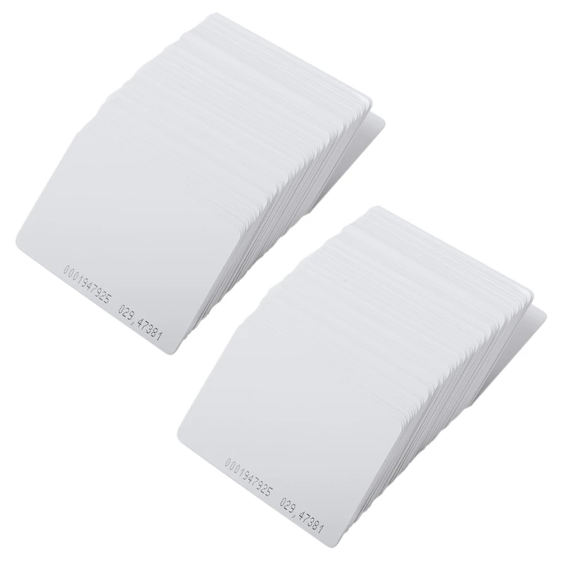 100 Pieces Intelligent Proximity EM4100 125Khz RFID Proximity Card Entry Empty ID Access 
100 Pieces Intelligent Proximity EM4100 125Khz RFID Proximity Card Entry Empty ID Access
