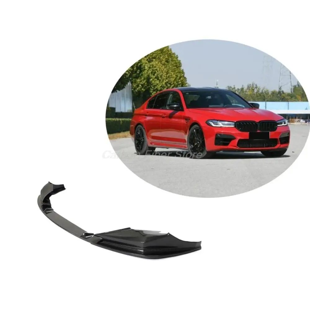 F90 M5 Carbon Fiber Car Front Bumper Lip Spoiler for BMW 5 Series F90 M5 Sedan 4-Door 2021-2022
F90 M5 Carbon Fiber Car Front Bumper Lip Spoiler for BMW 5 Series F90 M5 Sedan 4-Door 2021-2022