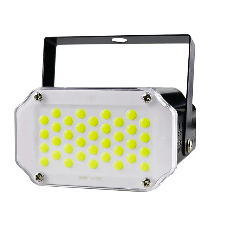 White Strobe Lights,Super Bright 36 LED Halloween Strobe Light, Sound Activated & Strobe Speed Flash Stage Light,US Plug 
White Strobe Lights,Super Bright 36 LED Halloween Strobe Light, Sound Activated & Strobe Speed Flash Stage Light,US Plug