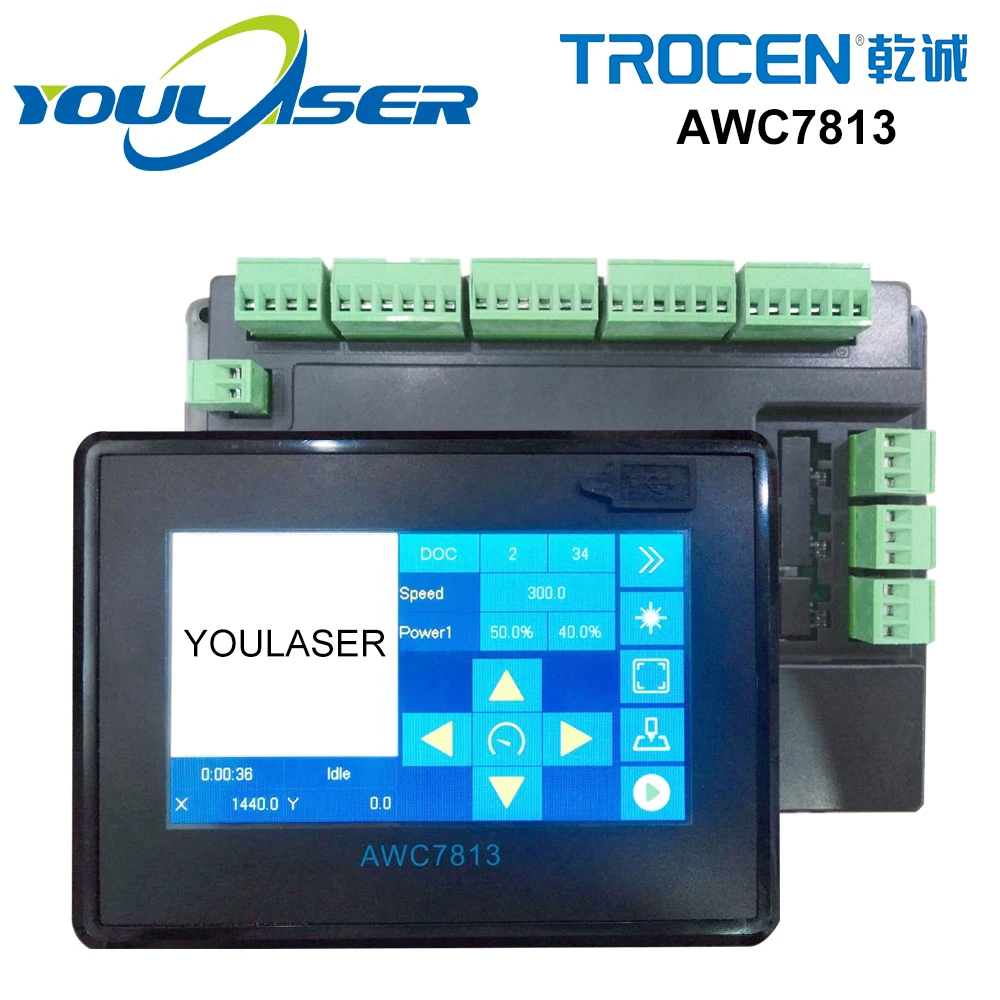 Trocen AWC7813 Co2 Laser Controller System for Co2 Laser Engraving and Cutting Machine
Trocen AWC7813 Co2 Laser Controller System for Co2 Laser Engraving and Cutting Machine