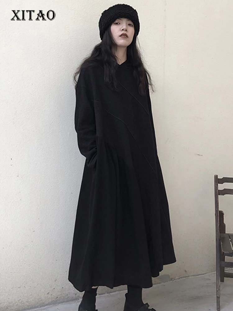 XITAO Solid Patchwork Dress Women Personality Fashion Loose O-neck Full Sleeve Dress Korea 2022 Autumn New Arrival WLD9216
XITAO Solid Patchwork Dress Women Personality Fashion Loose O-neck Full Sleeve Dress Korea 2022 Autumn New Arrival WLD9216