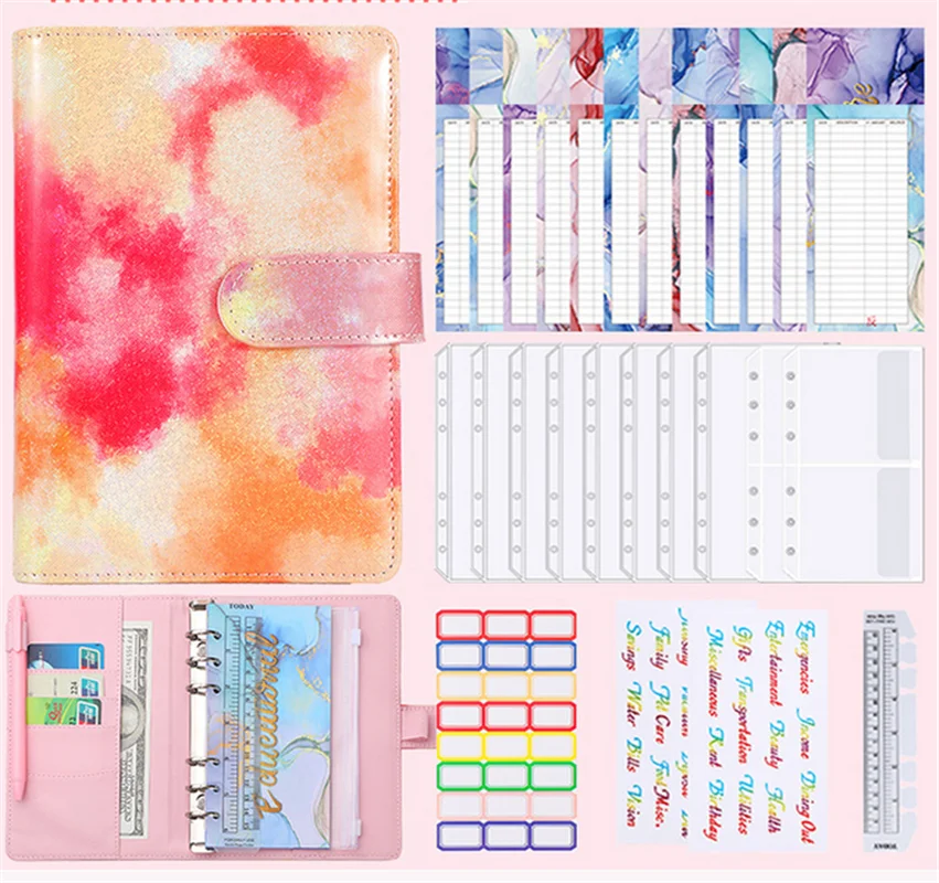 A6 Cloud Colorful Money Budget Planner Binder Zipper EnvelopesCash Envelopes for Budgeting Money Organizer for Budget Binde
A6 Cloud Colorful Money Budget Planner Binder Zipper EnvelopesCash Envelopes for Budgeting Money Organizer for Budget Binde