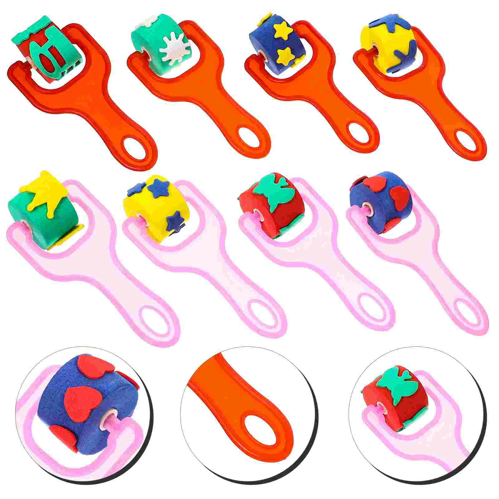 8 Pcs Painting Roller Pattern Supplies Kids Puzzle Stuff Sponge Graffiti Stamper Multipurpose Toddler Sponges
8 Pcs Painting Roller Pattern Supplies Kids Puzzle Stuff Sponge Graffiti Stamper Multipurpose Toddler Sponges