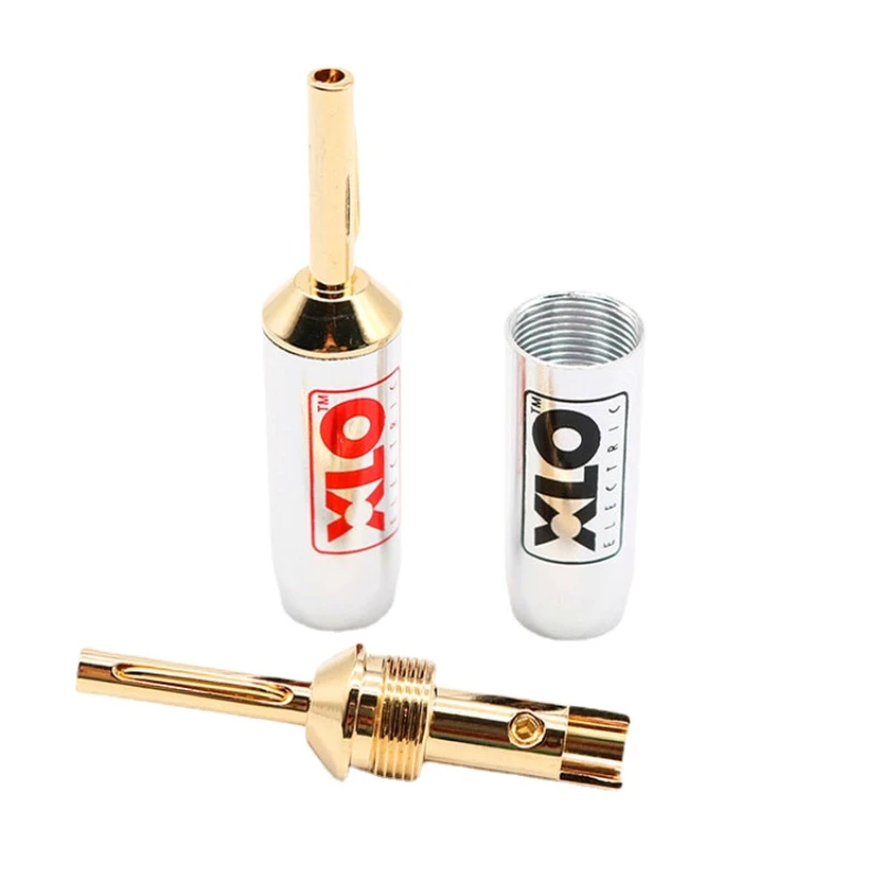 Hi-end XLO Banana Plug Screw 24K Gold Plated Copper HiFi Audio Speaker Cable Adapter Connector
Hi-end XLO Banana Plug Screw 24K Gold Plated Copper HiFi Audio Speaker Cable Adapter Connector