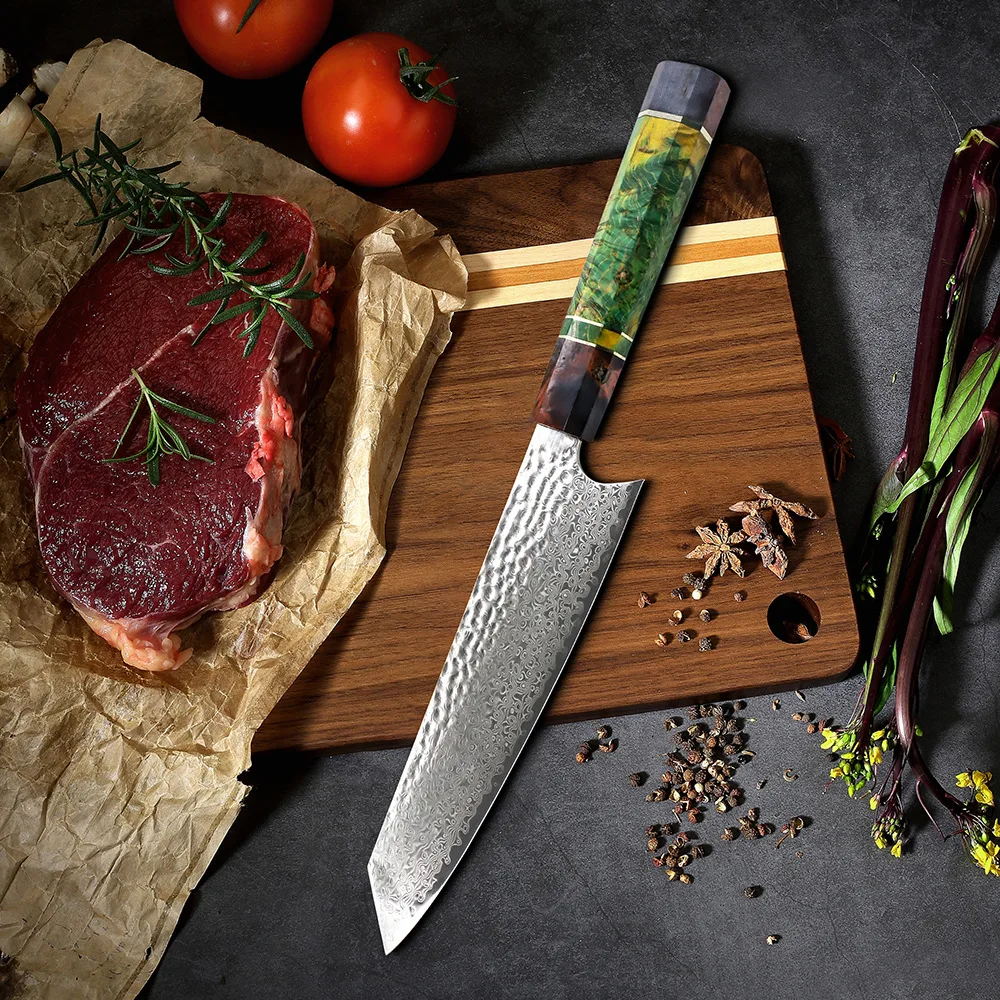 8-дюймовый нож Kiritsuke, 67 слоев, дамасская сталь VG10, мясницкий нож, нарезка, шеф-повар, кухонные ножи ручной работы, профессиональные инструменты для приготовления пищи
8-дюймовый нож Kiritsuke, 67 слоев, дамасская сталь VG10, мясницкий нож, нарезка, шеф-повар, кухонные ножи ручной работы, профессиональные инструменты для приготовления пищи
