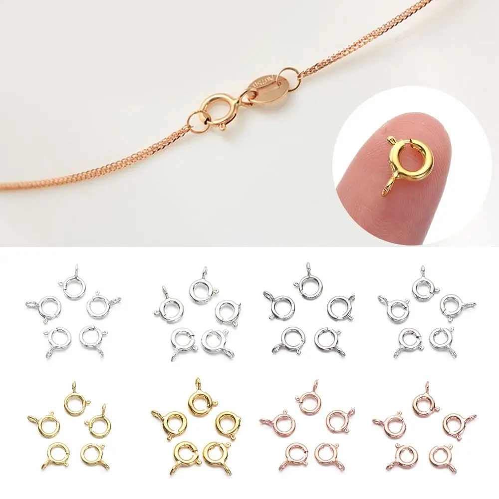 S925 Sterling Silver Spring Ring Clasp with Open Jump Ring Jewelry Clasp for Chain Necklace Clasps & Hooks for Jewelry Making
S925 Sterling Silver Spring Ring Clasp with Open Jump Ring Jewelry Clasp for Chain Necklace Clasps & Hooks for Jewelry Making