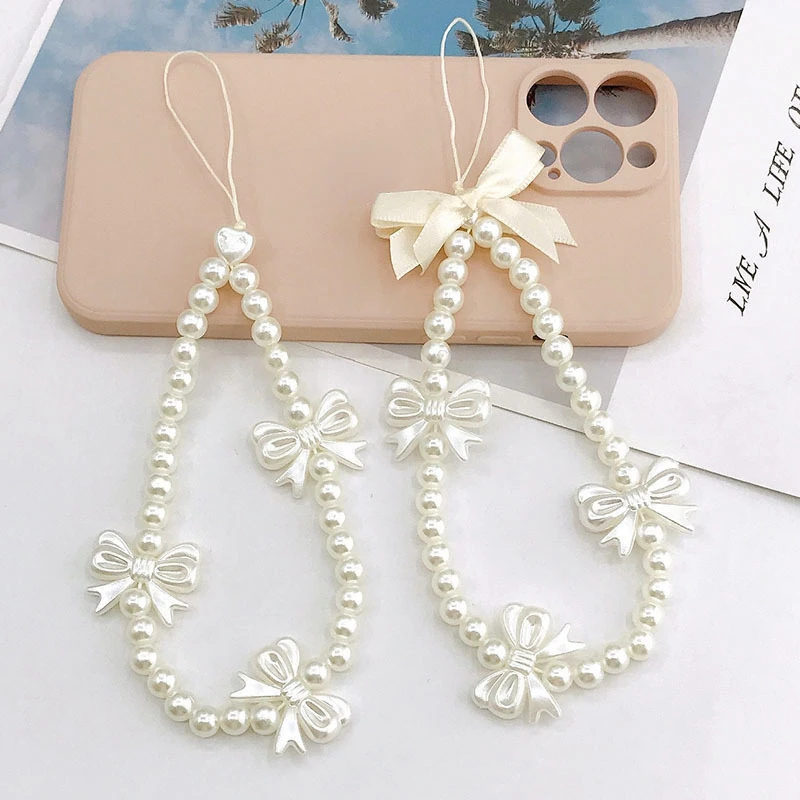 Phone Case Chain Beads Love Heart Pearl Crystal Key Chain Chains Pendant Rope for Mobile Phone Accessories Women Men Jewelry
Phone Case Chain Beads Love Heart Pearl Crystal Key Chain Chains Pendant Rope for Mobile Phone Accessories Women Men Jewelry