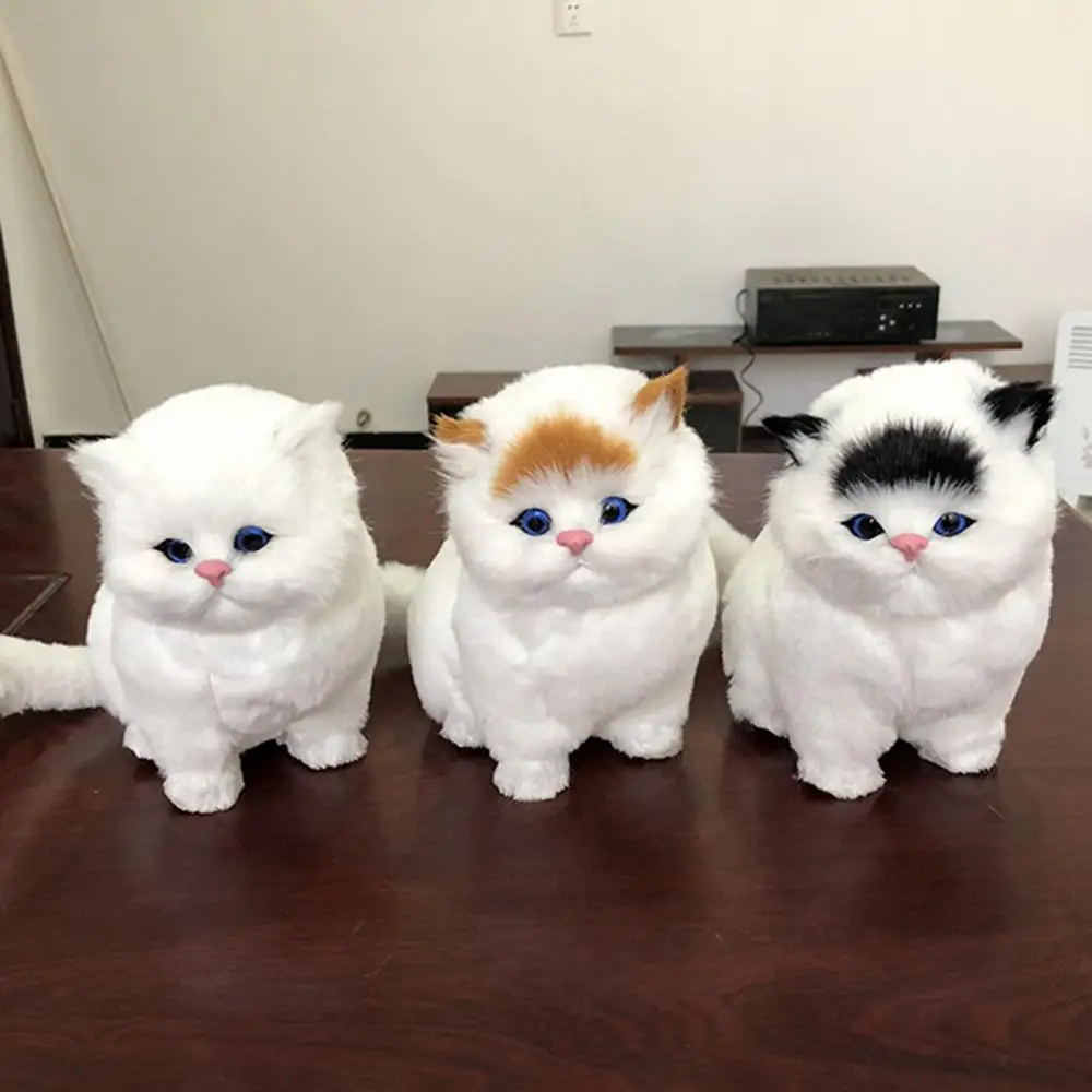 Плюшевая необычная Мягкая кукла, имитация животного, кошка, вокальная игрушка, детский подарок, товары для украшения дома
Плюшевая необычная Мягкая кукла, имитация животного, кошка, вокальная игрушка, детский подарок, товары для украшения дома