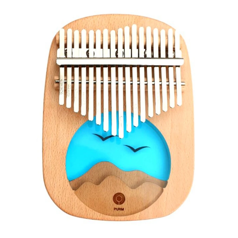 PURM большой палец пианино инновационный дизайн, эпоксидная смола Kalimba 17 тонов Mbira Музыкальные инструменты
PURM большой палец пианино инновационный дизайн, эпоксидная смола Kalimba 17 тонов Mbira Музыкальные инструменты