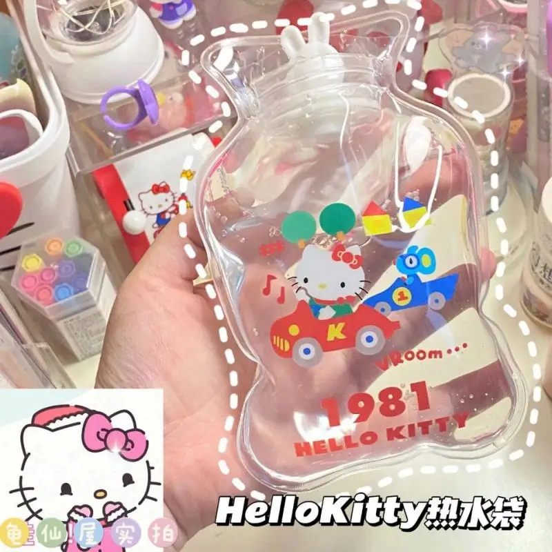 Милый Sanrio Kawaii, сумка для горячей воды Hello Kitty, теплая ручная вода, портативная прозрачная милая девочка, рождественский подарок для детей 
Милый Sanrio Kawaii, сумка для горячей воды Hello Kitty, теплая ручная вода, портативная прозрачная милая девочка, рождественский подарок для детей