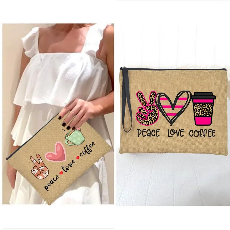 Женский клатч-конверт Peace Love Coffee, модная пляжная сумочка-тоут в стиле ретро, летняя дорожная косметичка на ремне
Женский клатч-конверт Peace Love Coffee, модная пляжная сумочка-тоут в стиле ретро, летняя дорожная косметичка на ремне