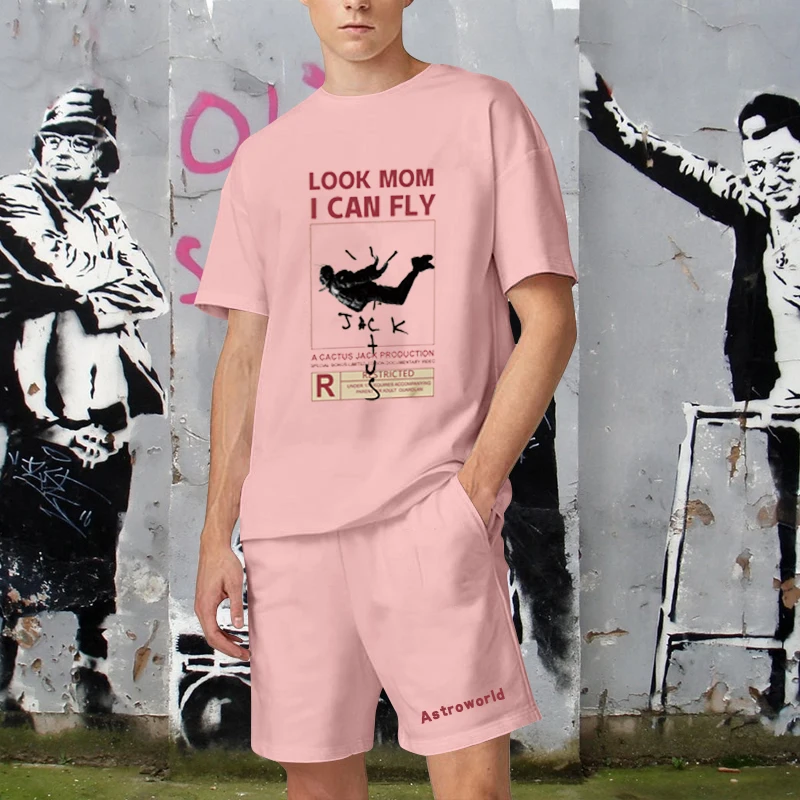 2023 Summer Fashion Men's Clothing Streetwear Cotton T Shirt Shorts Tracksuit 2 Piece Set Astroworld Short Sleeve Blouse Outfits
2023 Summer Fashion Men's Clothing Streetwear Cotton T Shirt Shorts Tracksuit 2 Piece Set Astroworld Short Sleeve Blouse Outfits