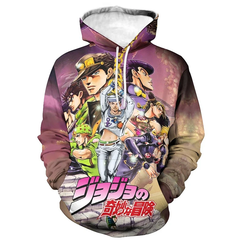 Anime Jojo Bizarre Adventure Cartoon 3D Print Hoody Men Women Children Cool Hoodies Harajuku Fashion Streetwear Swearshirts Tops
Anime Jojo Bizarre Adventure Cartoon 3D Print Hoody Men Women Children Cool Hoodies Harajuku Fashion Streetwear Swearshirts Tops