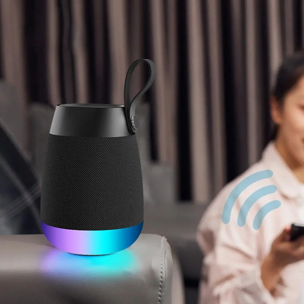 Мини-сабвуфер, красивый цилиндрический легкий беспроводной Bluetooth-совместимый динамик для путешествий
Мини-сабвуфер, красивый цилиндрический легкий беспроводной Bluetooth-совместимый динамик для путешествий