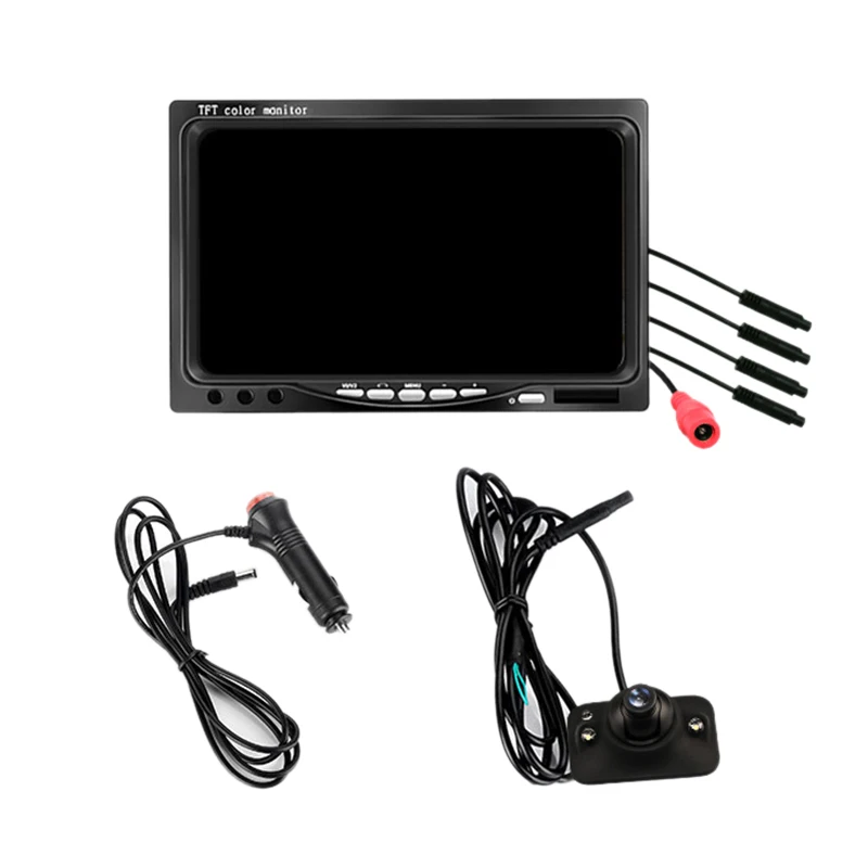 7 Inch 4 Split Car Display + 4 Photosensitive Car Camera 360 Degree Panoramic Reversing Image System 360 Degree Parking Assist W
7 Inch 4 Split Car Display + 4 Photosensitive Car Camera 360 Degree Panoramic Reversing Image System 360 Degree Parking Assist W