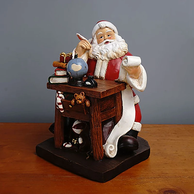 Merry Christmas Statue Creative Santa Claus Statue Resin Figurine For Interior Christmas Home Decoration New Year Decor
Merry Christmas Statue Creative Santa Claus Statue Resin Figurine For Interior Christmas Home Decoration New Year Decor