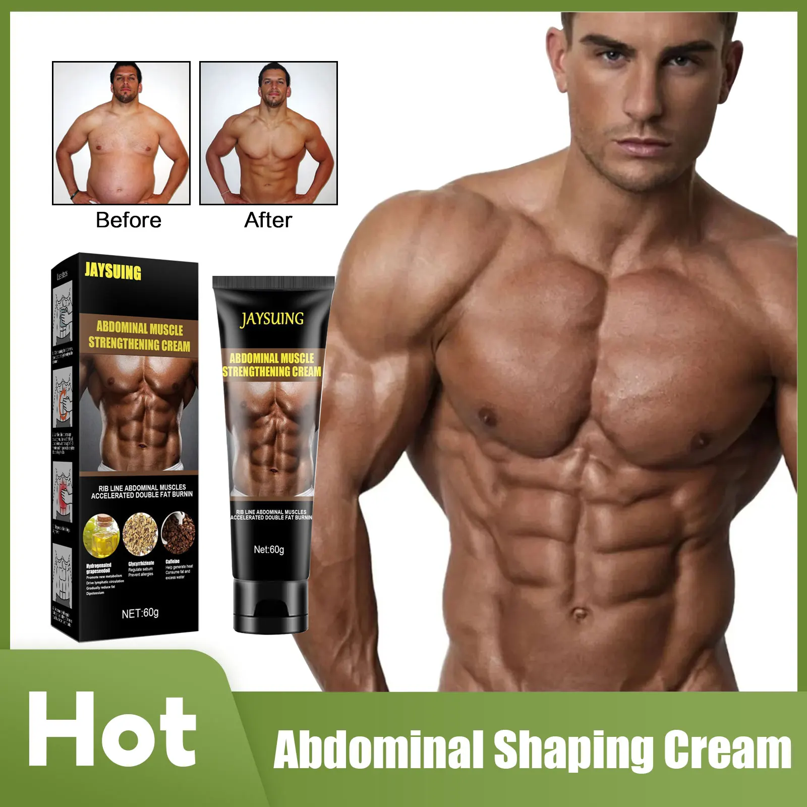 Fat Burn Cream Belly Firming Weight Lose Shaping Waist Sweat Massage Tighten Abdominal Muscle Body Care Celulite Remover Cream
Fat Burn Cream Belly Firming Weight Lose Shaping Waist Sweat Massage Tighten Abdominal Muscle Body Care Celulite Remover Cream