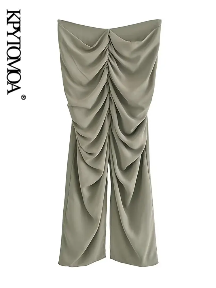 KPYTOMOA Women Fashion Slit Hem Pleated Midi Skirt Vintage High Waist Back Zipper Female Skirts Mujer
KPYTOMOA Women Fashion Slit Hem Pleated Midi Skirt Vintage High Waist Back Zipper Female Skirts Mujer