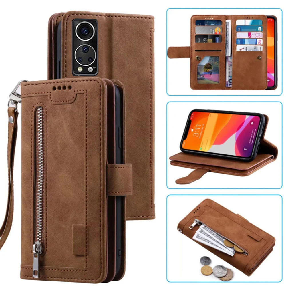 9 Cards Wallet Case For ZTE Axon 30 Case Card Slot Zipper Flip Folio with Wrist Strap Carnival For ZTE Axon 30 5G Cover
9 Cards Wallet Case For ZTE Axon 30 Case Card Slot Zipper Flip Folio with Wrist Strap Carnival For ZTE Axon 30 5G Cover