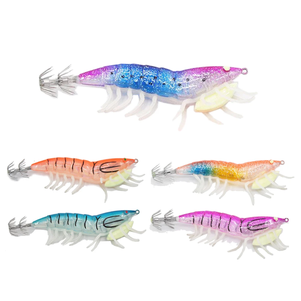 Luminous Fishing Egi Lure Squid Jig Shrimp Eging Jigging Octopus Calamar Cuttlefish Lure Shrimp Bait Sea Fishing Hooks Tackle
Luminous Fishing Egi Lure Squid Jig Shrimp Eging Jigging Octopus Calamar Cuttlefish Lure Shrimp Bait Sea Fishing Hooks Tackle