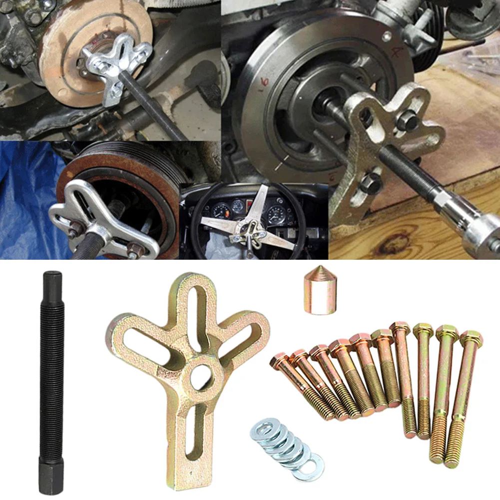 13 PCs Crank Shaft Repair Harmonic Balance Gear Damper Disassembly Steering Wheel Puller Set Auto Remover Hand Tool Heavy Duty
13 PCs Crank Shaft Repair Harmonic Balance Gear Damper Disassembly Steering Wheel Puller Set Auto Remover Hand Tool Heavy Duty