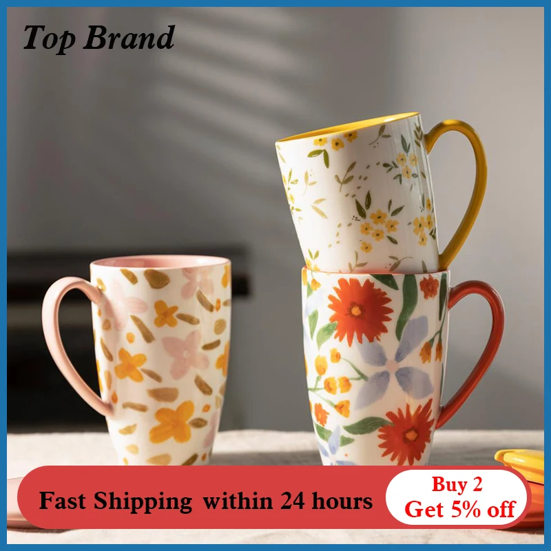 Creative Coffee Cartoon Mugs with Lid Ceramic Mug Drinking Cup Large Capacity Household Juice Fruit Couple Gift Milk Tea Cups
Creative Coffee Cartoon Mugs with Lid Ceramic Mug Drinking Cup Large Capacity Household Juice Fruit Couple Gift Milk Tea Cups