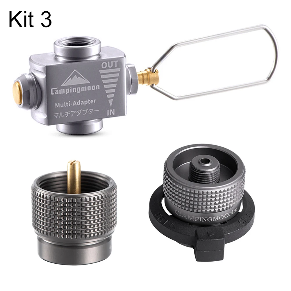 CAMPINGMOON Gas Saver Plus With Gas Adapters For Stove Cookware Gas Tank Adapter Camping Gas Conversion Tool
CAMPINGMOON Gas Saver Plus With Gas Adapters For Stove Cookware Gas Tank Adapter Camping Gas Conversion Tool