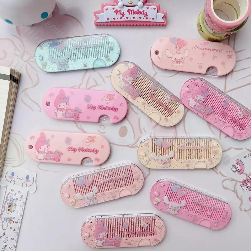 Cartoon Hello Kitty My Melody Kuromi Comb Sanrio Cinnamoroll Pompompurin Plastic Small Portable Bangs Comb Girls Birthday Gift
Cartoon Hello Kitty My Melody Kuromi Comb Sanrio Cinnamoroll Pompompurin Plastic Small Portable Bangs Comb Girls Birthday Gift