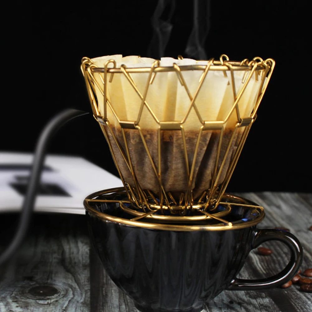 Coffee Dripper Foldable Clever Coffee Filter Style Coffee Drip Filter Cup Portable Reusable Paperless Pour Over Brewing Tool
Coffee Dripper Foldable Clever Coffee Filter Style Coffee Drip Filter Cup Portable Reusable Paperless Pour Over Brewing Tool