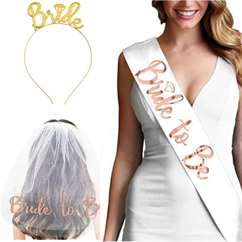 bride to be decoration party Wedding Veil Team Bridal Shower Satin Sash Bachelorette Party Hen Party Wedding Decoration Supplies
bride to be decoration party Wedding Veil Team Bridal Shower Satin Sash Bachelorette Party Hen Party Wedding Decoration Supplies