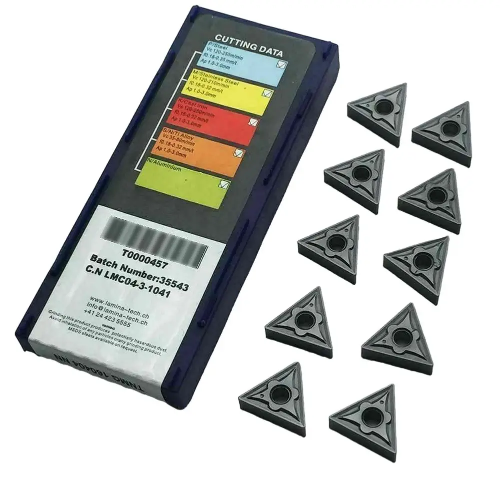 Cutting Processing Tool Accessories Insert TNMG160404 NN New Strong Impact Resistance 10pcs Carbide High Quality
Cutting Processing Tool Accessories Insert TNMG160404 NN New Strong Impact Resistance 10pcs Carbide High Quality