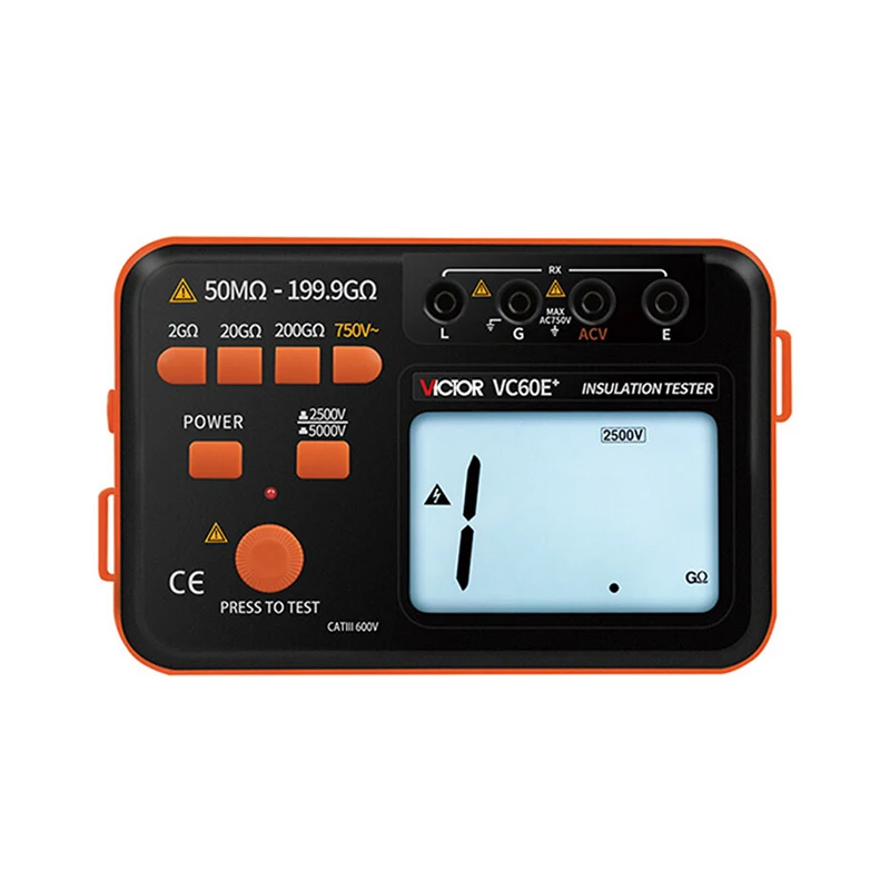 FOR Vc60e Digital Ohmmeter Output High Voltage 2.5kv 5kV Insulation Tester Acer Ac750v 1999 Counting LCD
FOR Vc60e Digital Ohmmeter Output High Voltage 2.5kv 5kV Insulation Tester Acer Ac750v 1999 Counting LCD