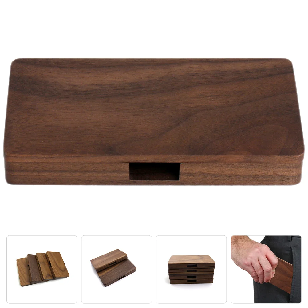 Wood Card Holder Credit Card Box Rectangular Magnetic Buckle Box Men Business Gift
Wood Card Holder Credit Card Box Rectangular Magnetic Buckle Box Men Business Gift
