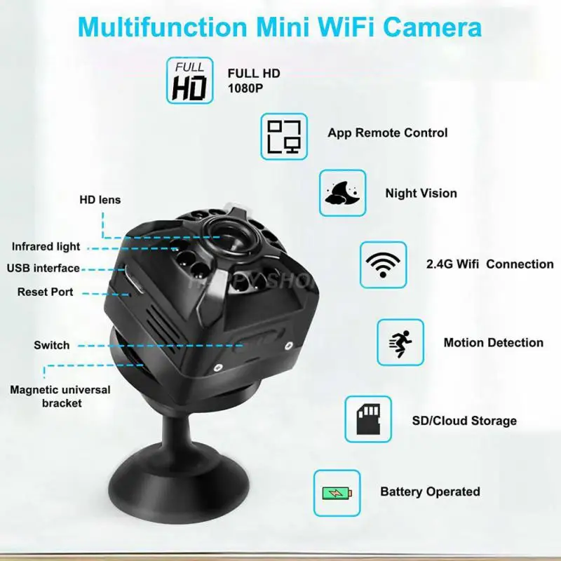 Surveillance Camera Night Sports Cctv Camera Remote Camera Smart Home 1080p Infrared
Surveillance Camera Night Sports Cctv Camera Remote Camera Smart Home 1080p Infrared