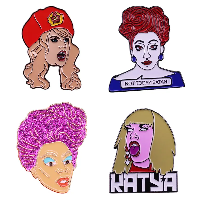 Drag Queen Drag Race Inspired Enamel Pins Collect Sashay Away Not Today Satan Metal Cartoon Brooch Spill The Tea Ohh Honey Badge
Drag Queen Drag Race Inspired Enamel Pins Collect Sashay Away Not Today Satan Metal Cartoon Brooch Spill The Tea Ohh Honey Badge