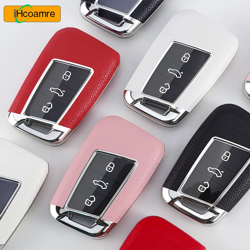 Leather TPU Smart Keyless Car Remote Key Case Cover Shell for VW Volkswagen Passat B8 Magotan for Skoda Kodiaq Superb A7
Leather TPU Smart Keyless Car Remote Key Case Cover Shell for VW Volkswagen Passat B8 Magotan for Skoda Kodiaq Superb A7