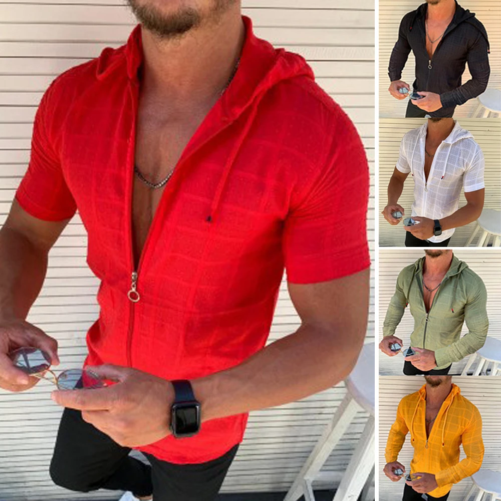 2022 new summer independent station hot style European and American fashion men's short-sleeved one-piece cap zipper T-shirt
2022 new summer independent station hot style European and American fashion men's short-sleeved one-piece cap zipper T-shirt