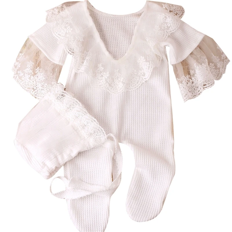 Newborn Costume Hat Long Sleeved Footed Romper 0-1M Baby Girl Photo Posing Props
Newborn Costume Hat Long Sleeved Footed Romper 0-1M Baby Girl Photo Posing Props