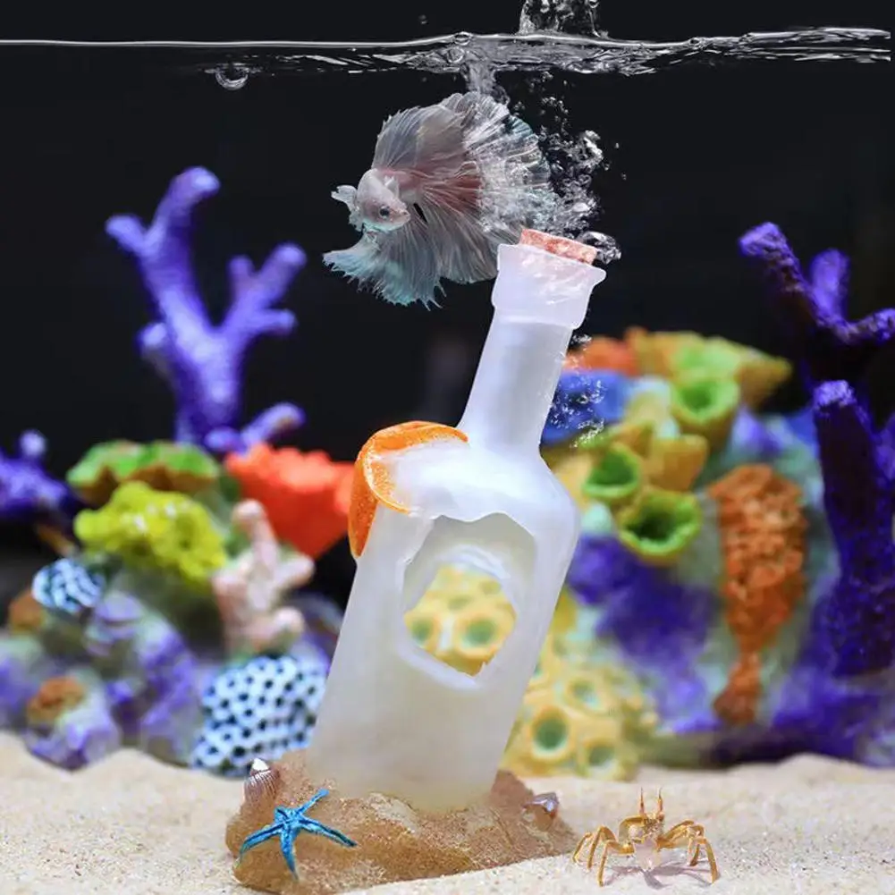 Artificial Resin Ornaments Wine Bottle Octopus Shape For Fish Tank Aquarium Landscaping Decoration Fishbowl Supplies Ornament
Artificial Resin Ornaments Wine Bottle Octopus Shape For Fish Tank Aquarium Landscaping Decoration Fishbowl Supplies Ornament