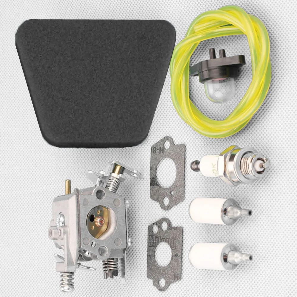 Carburetor Air Fuel Filter Repair Kit For Partner 351 352 370 371 390 391 401 420 422 Chainsaw Spark Plug Gasket Fuel Pipe Set
Carburetor Air Fuel Filter Repair Kit For Partner 351 352 370 371 390 391 401 420 422 Chainsaw Spark Plug Gasket Fuel Pipe Set