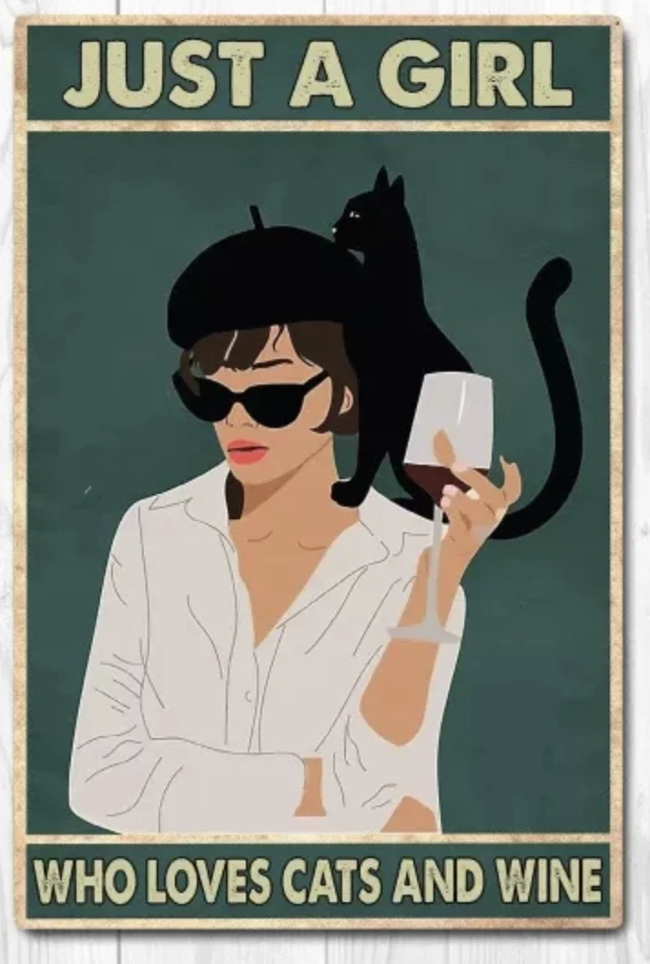 Girls Love Cats and Drink Vintage Metal Tin Sign Poster Cards Closet Decoration Bar Cafe Garden Outdoor Decoration Garage8x12in
Girls Love Cats and Drink Vintage Metal Tin Sign Poster Cards Closet Decoration Bar Cafe Garden Outdoor Decoration Garage8x12in