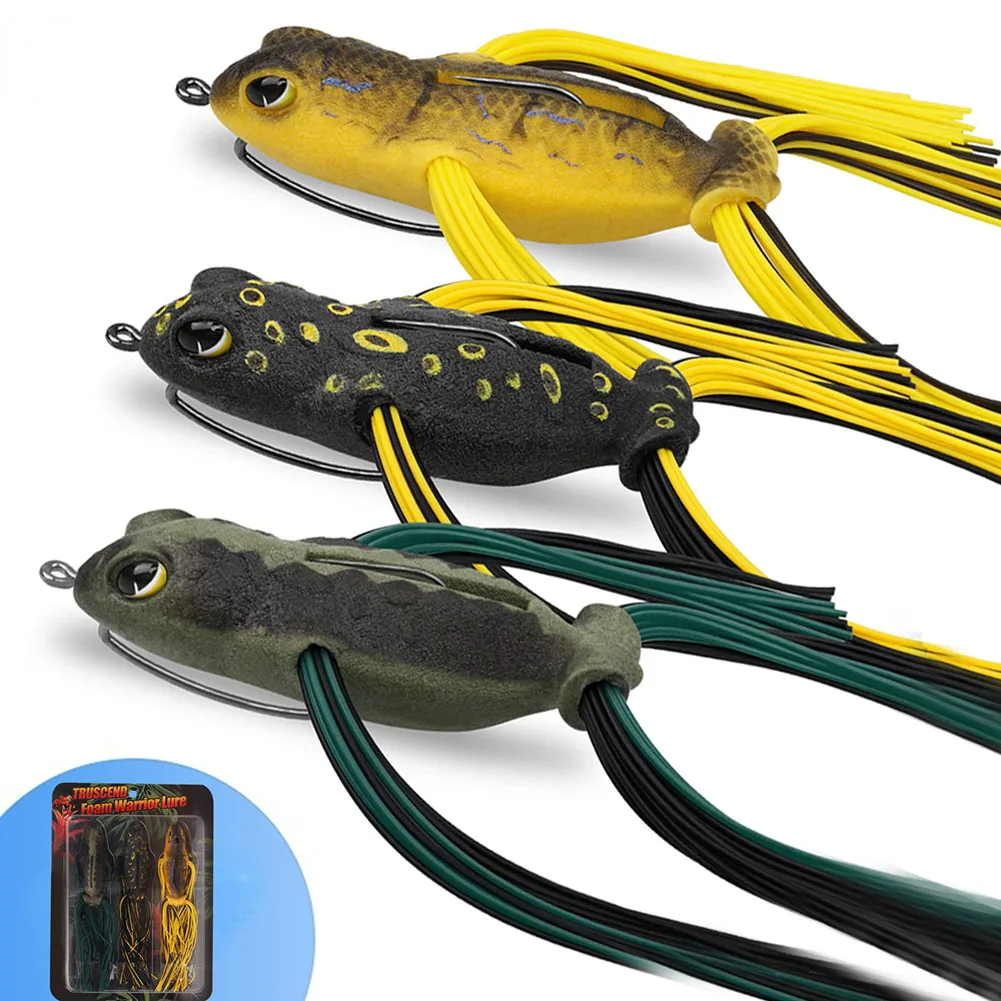 TRUSCEND 3pcs/bag Thunder Frog Soft Bait Black Fish Lure 3D Simulation Fisheye False Lures Fishing Tackle Tool Gifts For Anglers
TRUSCEND 3pcs/bag Thunder Frog Soft Bait Black Fish Lure 3D Simulation Fisheye False Lures Fishing Tackle Tool Gifts For Anglers