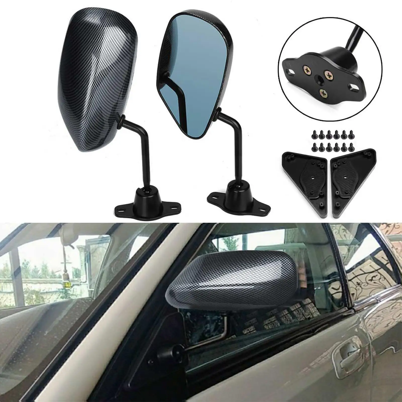Carbon Fiber F1 Left Right Metal Bracket Wide Angle Universal Door Rearview for Car Truck SUV Spare Parts
Carbon Fiber F1 Left Right Metal Bracket Wide Angle Universal Door Rearview for Car Truck SUV Spare Parts