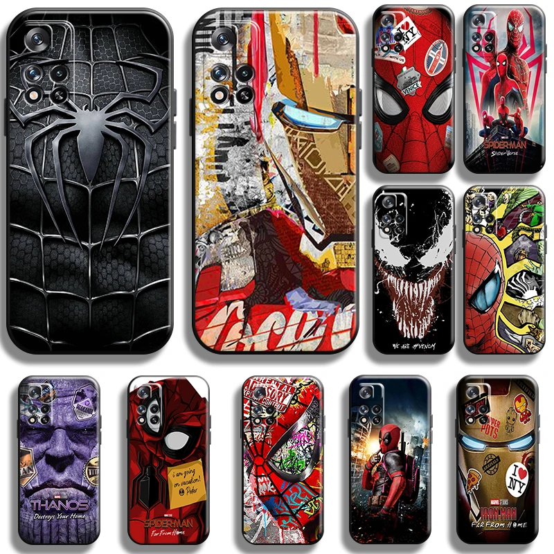 Marvel Spiderman Iron Man For Xiaomi Redmi Note 11 11T 11S 10 10S 10T 9 9S Pro Redmi 10 9 9T 9A 9C Phone Case Soft Funda
Marvel Spiderman Iron Man For Xiaomi Redmi Note 11 11T 11S 10 10S 10T 9 9S Pro Redmi 10 9 9T 9A 9C Phone Case Soft Funda