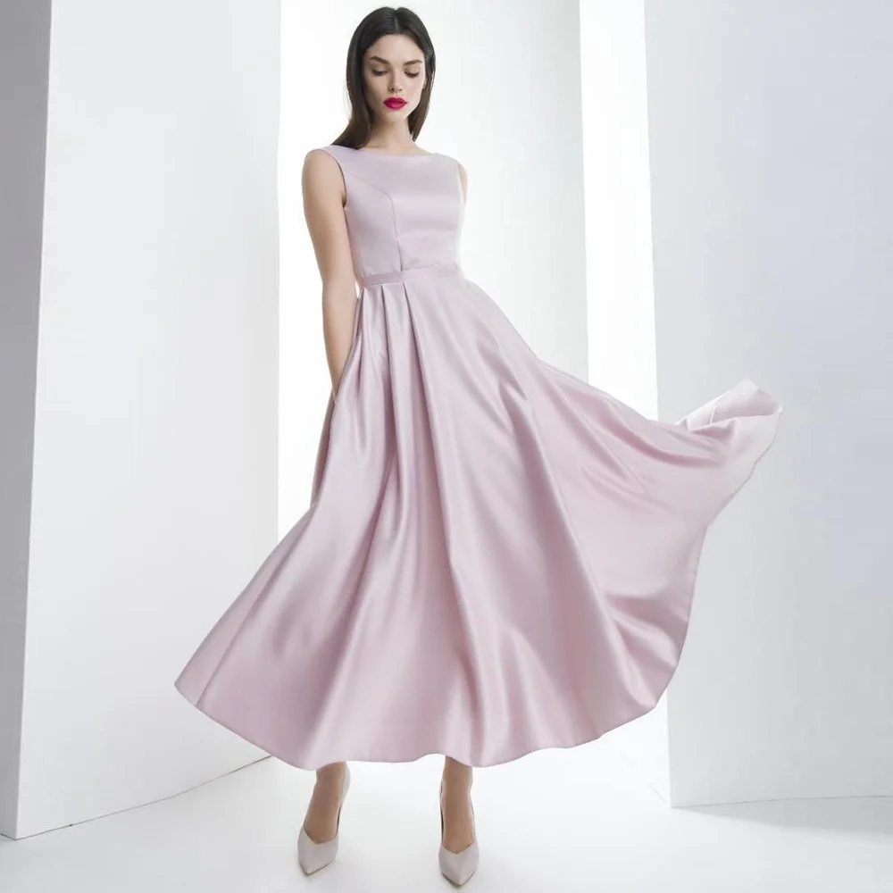 Short Wedding Dress Satin Tea Length A Line Simple Wedding Gown 2022 Sleeveless Draped Belt Backless Pearl Pink Bridal Dresses
Short Wedding Dress Satin Tea Length A Line Simple Wedding Gown 2022 Sleeveless Draped Belt Backless Pearl Pink Bridal Dresses