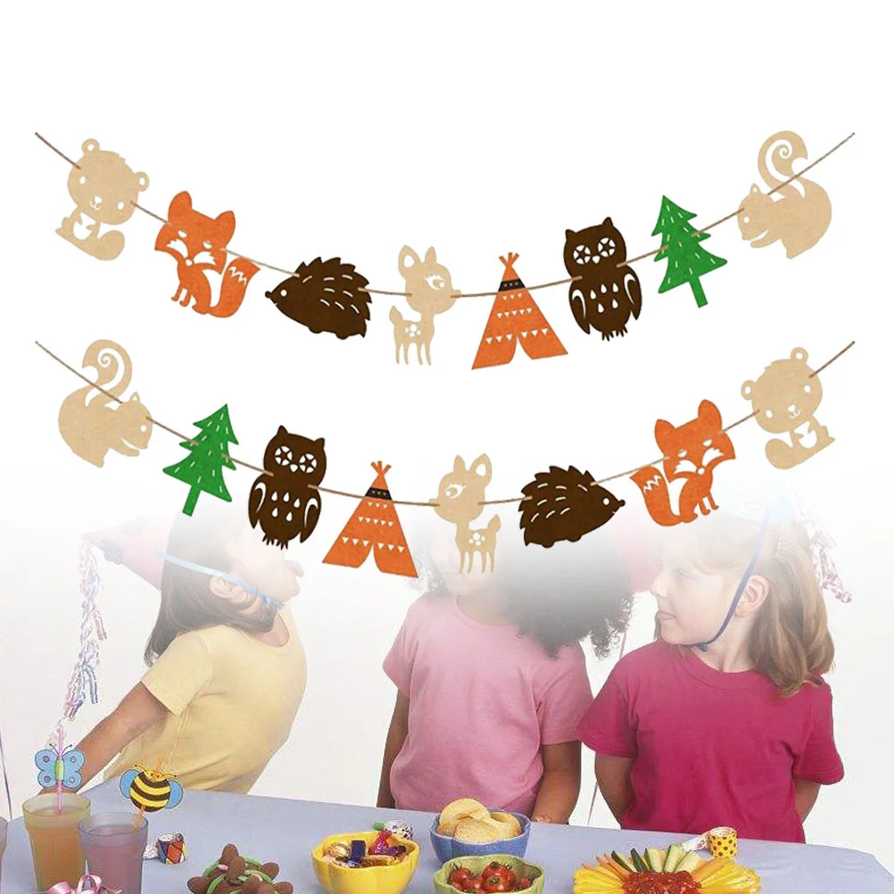 Party Banner Baby Animal Birthday Decorations Flags Forest Decor Buntingshower Kids Themed Jungle
Party Banner Baby Animal Birthday Decorations Flags Forest Decor Buntingshower Kids Themed Jungle