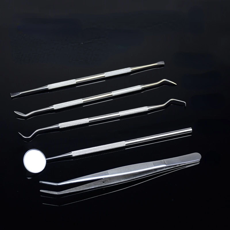 Dental Mirror Tool Stainless Steel Mouth Mirror Tweezers Probe Spatula Dentistry Dentist Tooth Cleaning Instrument Dentist Gift
Dental Mirror Tool Stainless Steel Mouth Mirror Tweezers Probe Spatula Dentistry Dentist Tooth Cleaning Instrument Dentist Gift