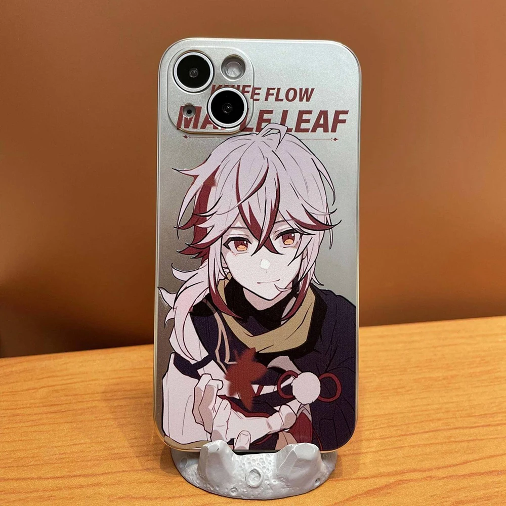 Cool Kaedehara Kazuha Phone Case for Iphone 13 12 11 Pro Max Xs X Xr 7 8 Plus Genshin Impact Electroplated Funda Cover
Cool Kaedehara Kazuha Phone Case for Iphone 13 12 11 Pro Max Xs X Xr 7 8 Plus Genshin Impact Electroplated Funda Cover